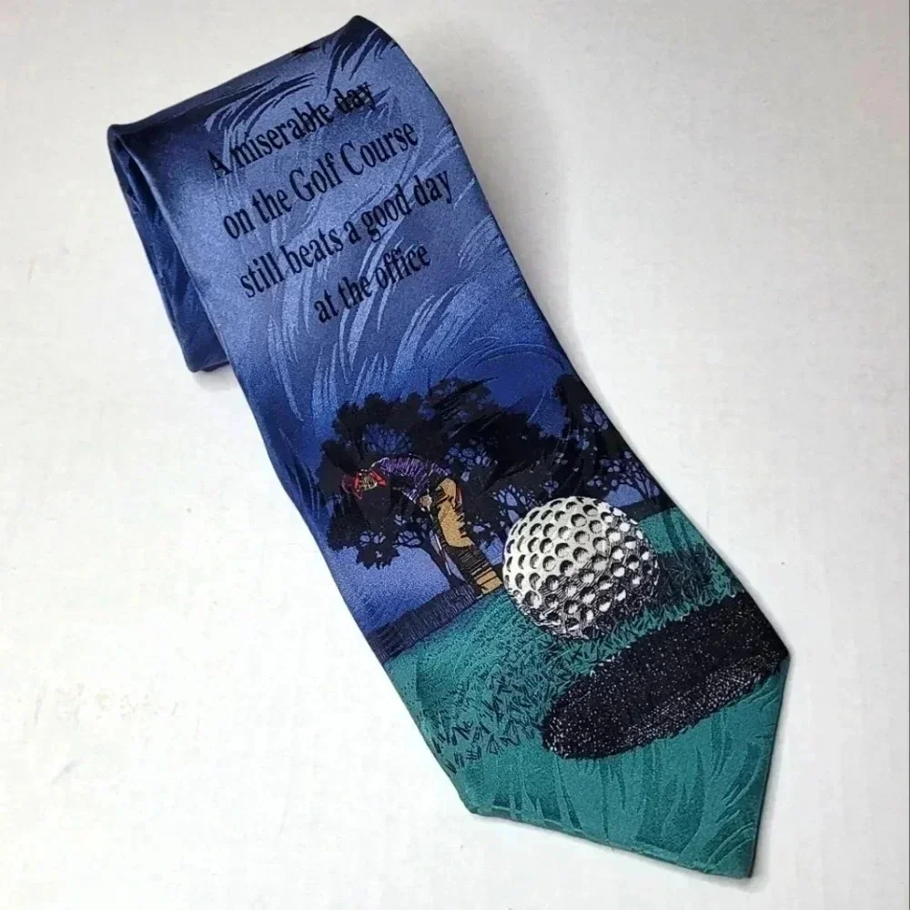 SPIKE MARKS GOLF Men's Necktie Vintage